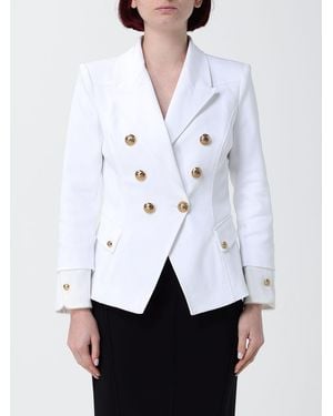 Elisabetta Franchi Double-Breasted Blazer - White