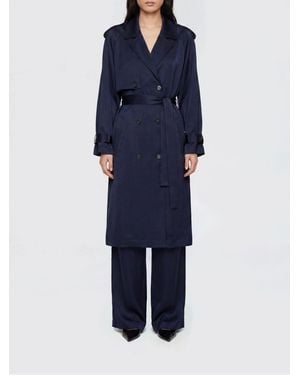 Anine Bing Gabardina Larga Ricky De Viscosa - Azul
