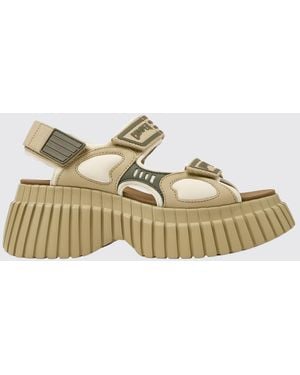 Camper Flat Sandals - Metallic
