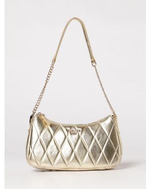 Twinset Quilted Faux Leather Bag - White