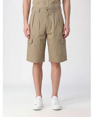 FAMILY FIRST Cotton Cargo Shorts - Natural