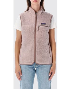 Patagonia Chaleco De Forro Polar Classic Retro-X Con Cuello Alto Y Bolsillos De Cremallera - Azul