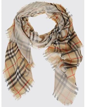 Burberry Neck Scarf - Natural