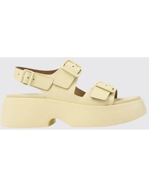 Camper Tasha Leather Sandals - Natural