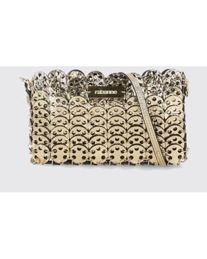 Rabanne 1969 Reversible Leather Bag - Metallic