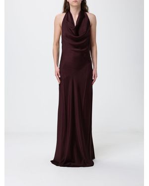 Liu Jo Long Satin Dress - Purple