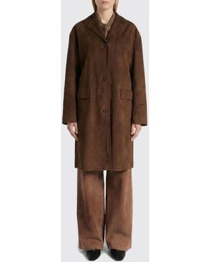 Max Mara Ortensia Suede Coat - Brown