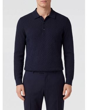 Brioni Polo Hombre - Azul