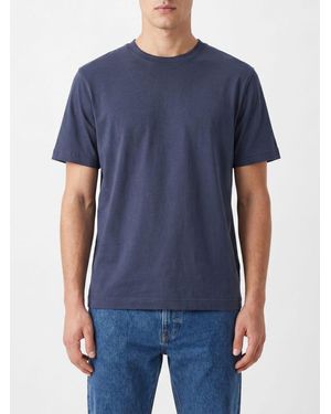 Circolo 1901 Short-Sleeved Pure Cotton Crew Neck T-Shirt - Blue