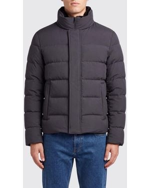 Herno High Neck Quilted Down Jacket - Blue