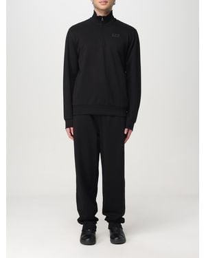 EA7 Completo Felpa + Pantalone - Nero