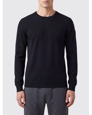 Rrd Slim-Fit-Pullover Mit Rundhalsausschnitt Und Langen Ärmeln Aus Viskosemischung - Blau