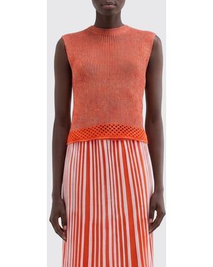 MACCAPANI Giuly Cotton And Viscose Top - Red