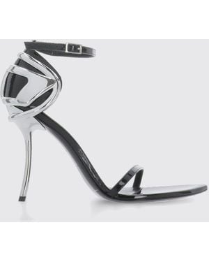 DIESEL Sandales Plates Femme - Blanc