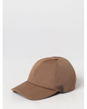 Brunello Cucinelli Cappello Da Baseball - Marrone