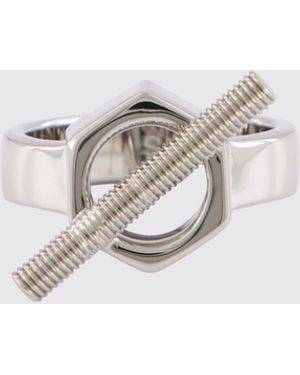 Marni Brass Ring - White