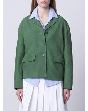 Salvatore Santoro Suede Jacket - Green