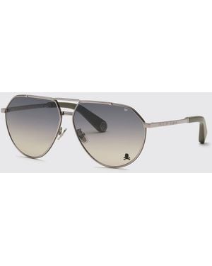 Philipp Plein Metal Sunglasses - Grey