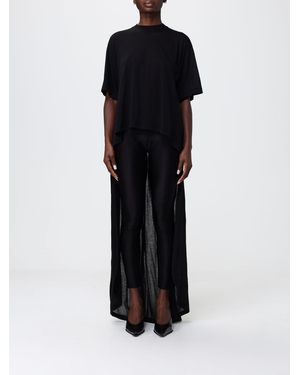 Balenciaga Cotton Blend T-Shirts - Black