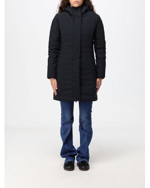 Save The Duck Leyla Slim Knee-Length Puffer Jacket With Hood - Blue
