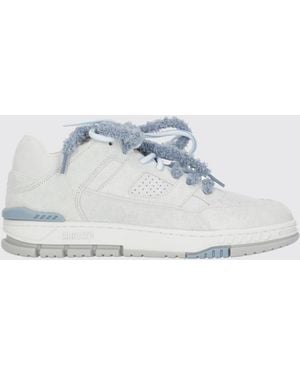 Axel Arigato Area Lo Label Suede Trainers - White