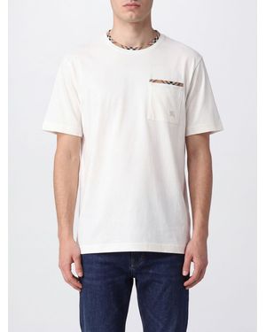 Burberry Crewneck Short-Sleeve T-Shirt - White