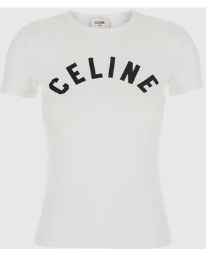 Celine T-Shirt Damen - Weiß