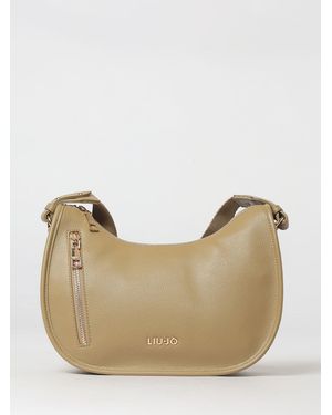 Liu Jo Grained Faux Leather Bag - Natural
