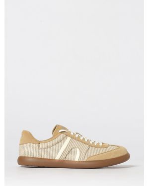 Camper Pelotas Soller Lyocell And Suede Trainers - White