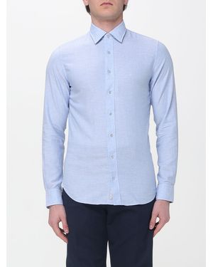 Michael Kors Classic Silk And Linen Shirt - Blue