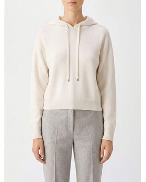 Kujten Hooded Knitted Jumper - Natural