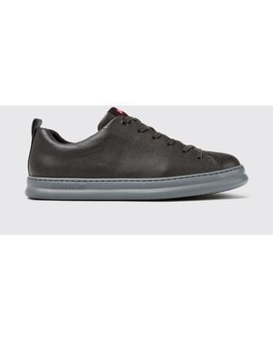 Camper Runner Smooth Leather Trainers With Lightweight Xl Extralight Sole - Black
