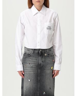 Marc Jacobs The Shirt Cropped Poplin Shirt - White