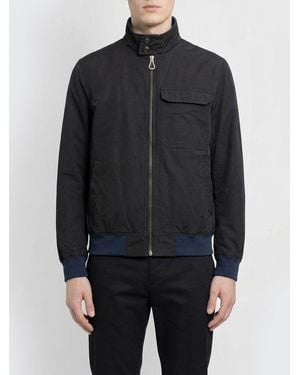 Paltò Palt&Ograve Cotton Blend Bomber Jacket - Blue