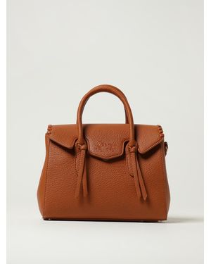Secret Pon-pon Shoulder Bag - Brown
