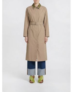 Marni Trenchcoat Aus Baumwollmischung - Natur