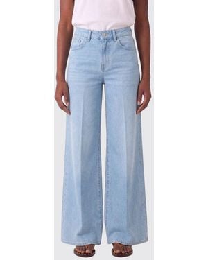 Dondup Vaqueros De Pierna Ancha De Denim - Azul