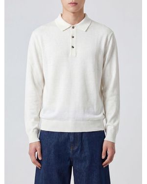 Diana Studio Knitted Polo Shirt - White