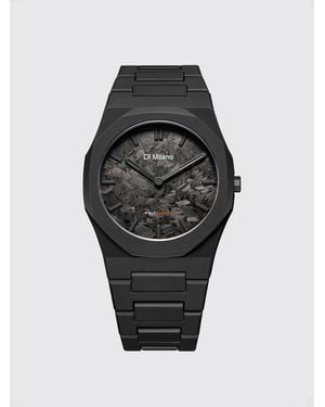 D1 Milano Poly Carbonium Watch - Black
