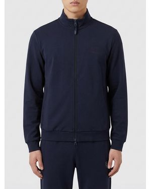 EA7 Reißverschluss-Cardigan - Blau