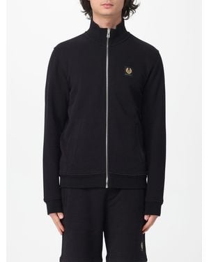 Belstaff Cotton Zip-Up Sweatshirt - Blue