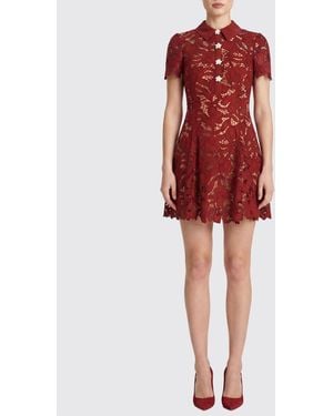 Self-Portrait Vestido Mujer - Rojo