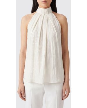 Tela Sleeveless Turtleneck Top - White