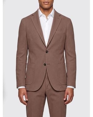 Circolo 1901 Single Breasted Blazer - Brown