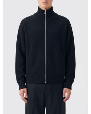 Axel Arigato Merino Wool Zip-Up Roll-Neck Cardigan - Blue