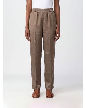 Aspesi Wide Leg Silk Pants - Natural