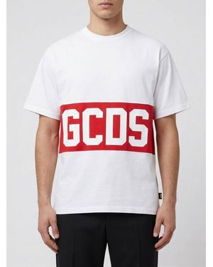 Gcds Cotton T-Shirt With Logo - White