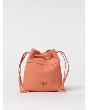 Pinko Borsa A Secchiello Love Birds - Arancione