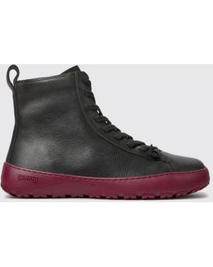 Camper Bottines Peu Serra En Daim Avec Semelles Vibram Et Zip Latéral - Gris