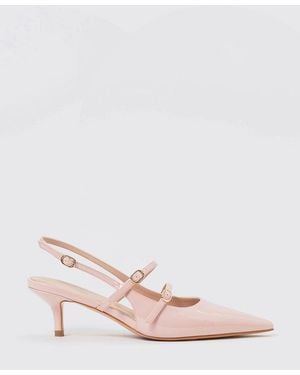 Twinset Patent Leather Slingback - Pink